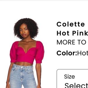 More to Come Fuchsia Crop Top